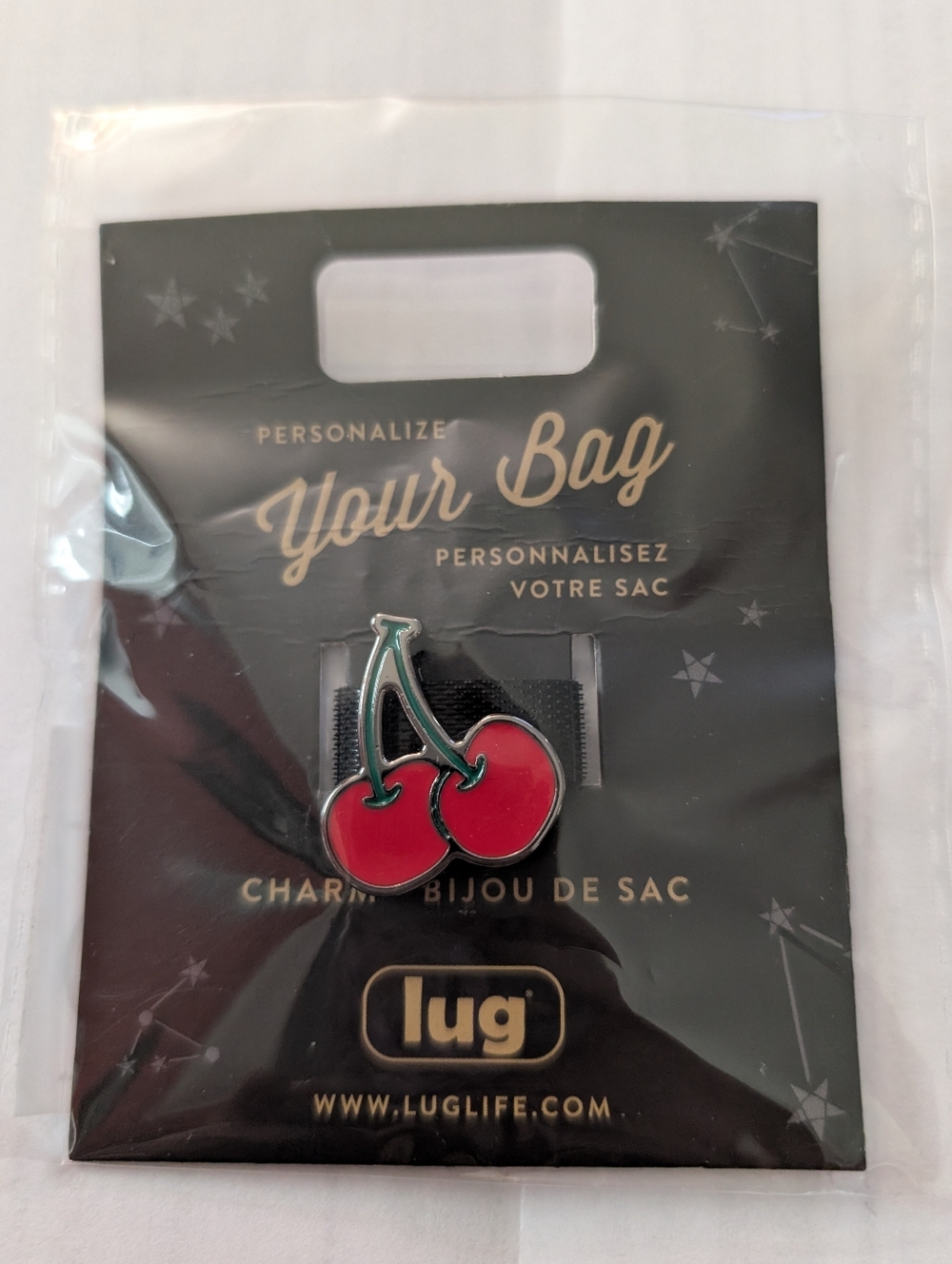 Lug Cherry Charm NWT